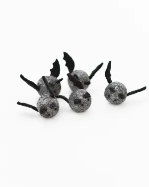Felt Bats Loose Parts - 5 Bats