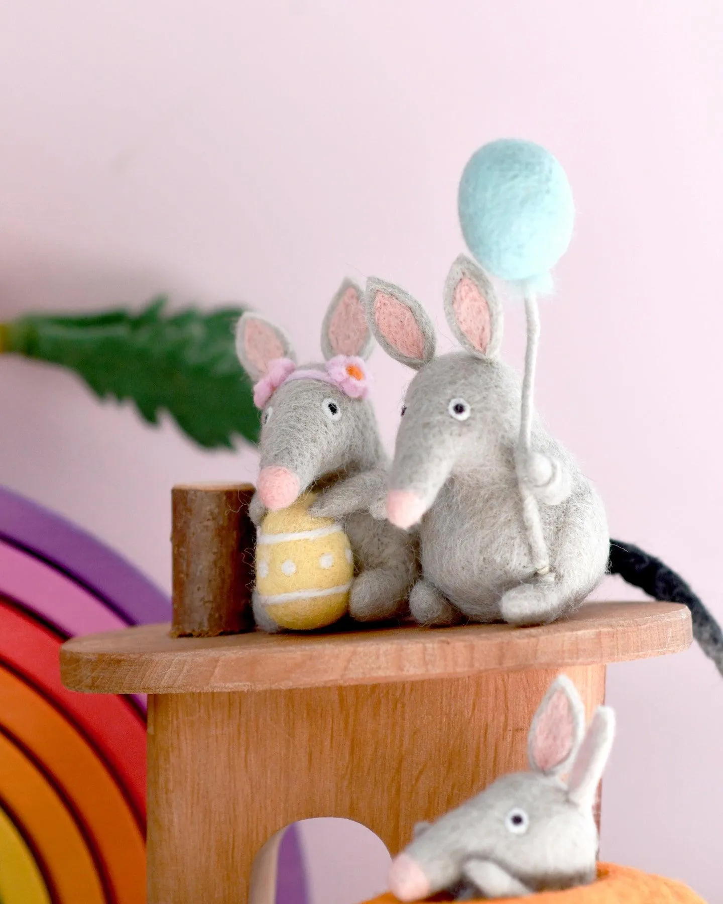Felt Bilby with Balloon Toy
