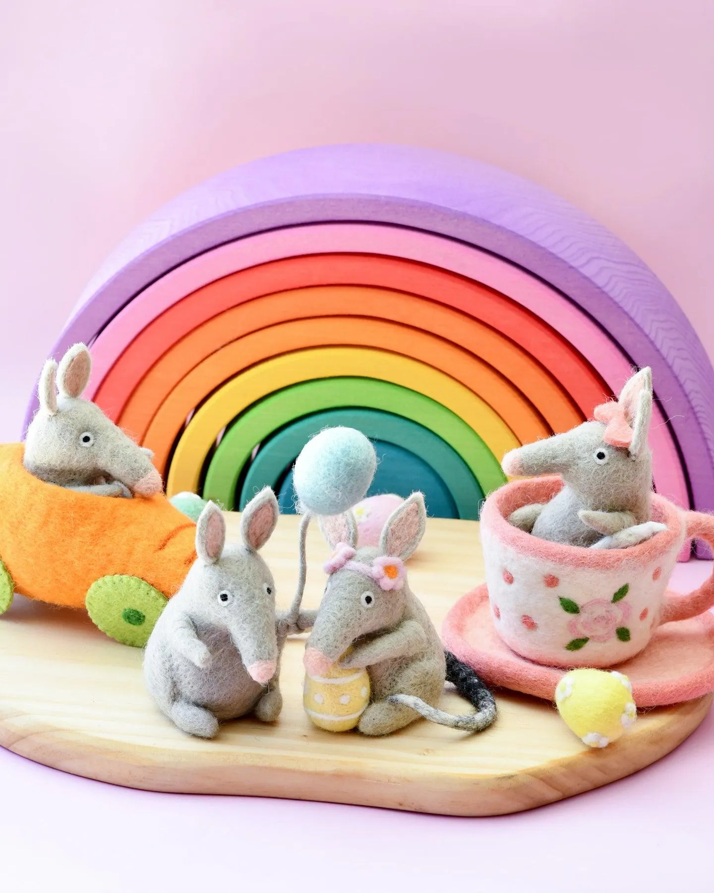 Felt Bilby with Balloon Toy