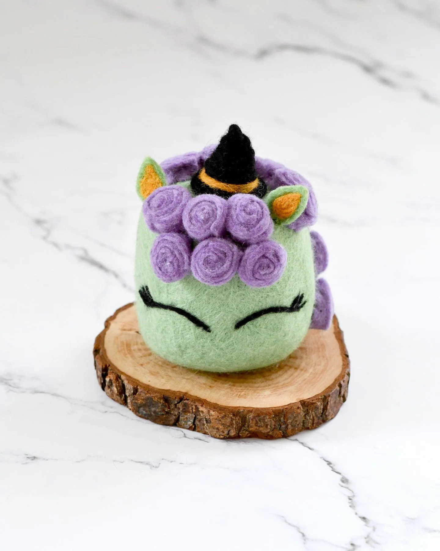 Felt Halloween Unicorn Cake
