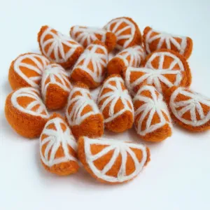 Felt Orange Sliced