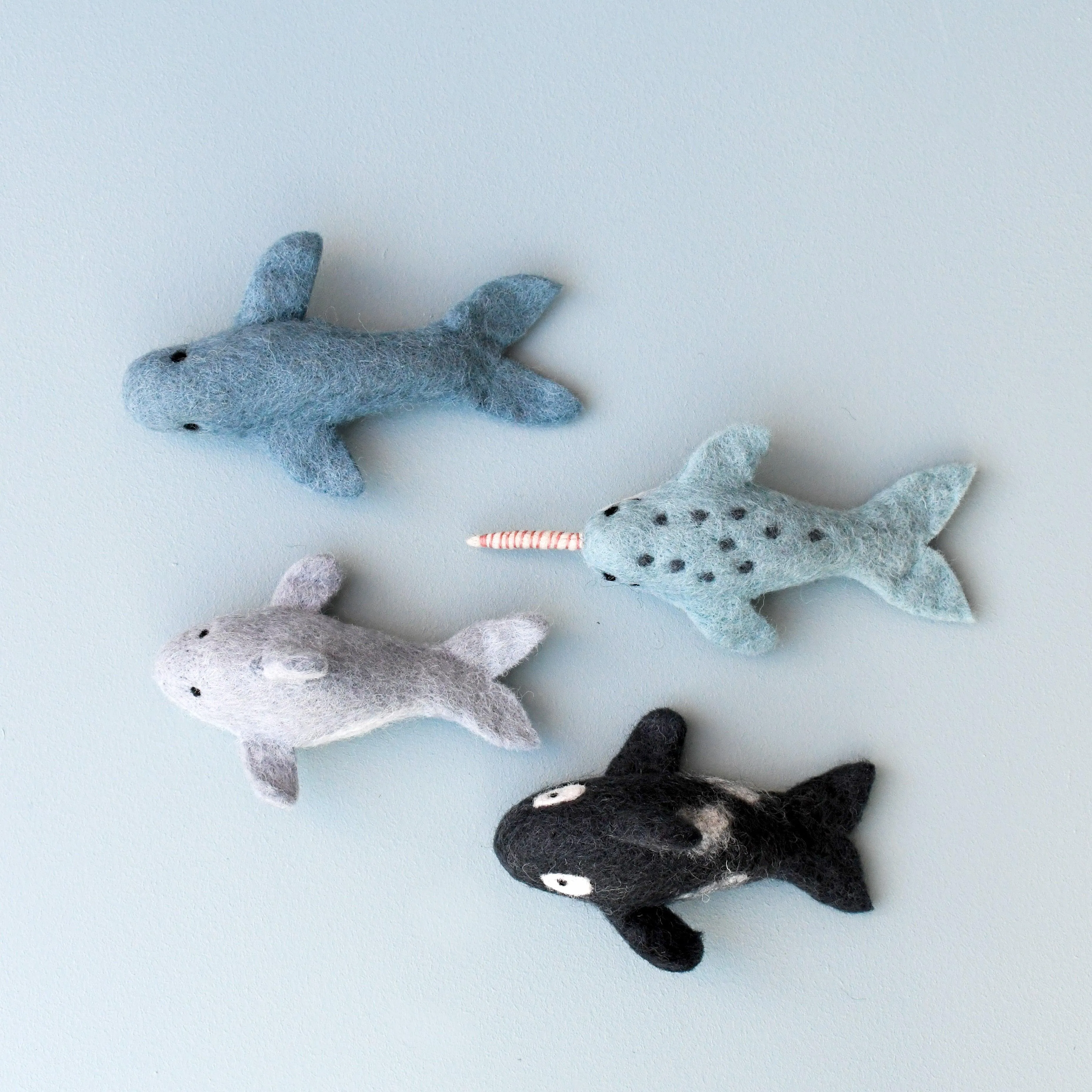 Felt Small Narwhal Toy