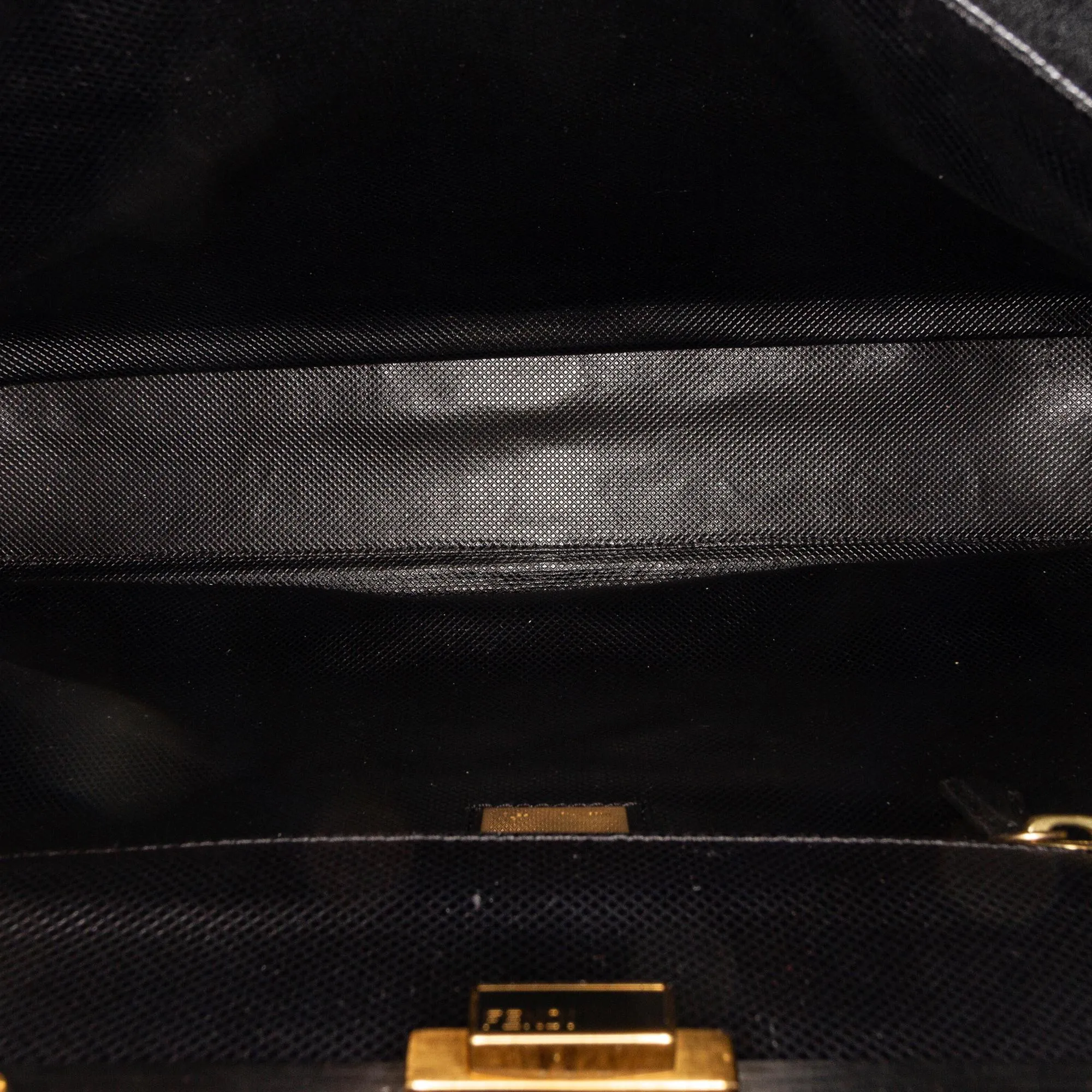 Fendi Peekaboo Leather Satchel (SHG-32463)