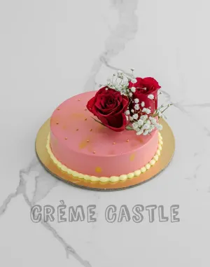 Floral Congrats Chocolate Cake