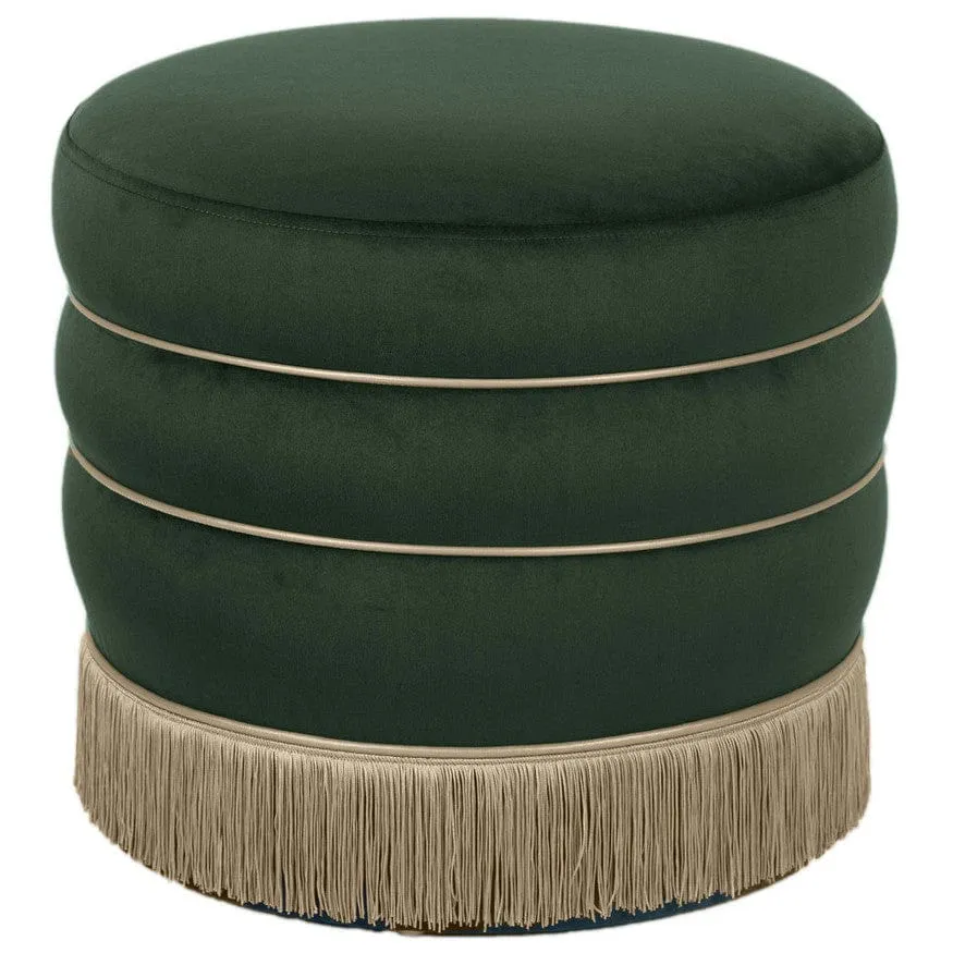 Frankie Velvet Ottoman