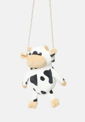 Friends Not Food Cow Shoulder Bag