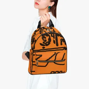 FZ Draw Printed PU Backpack