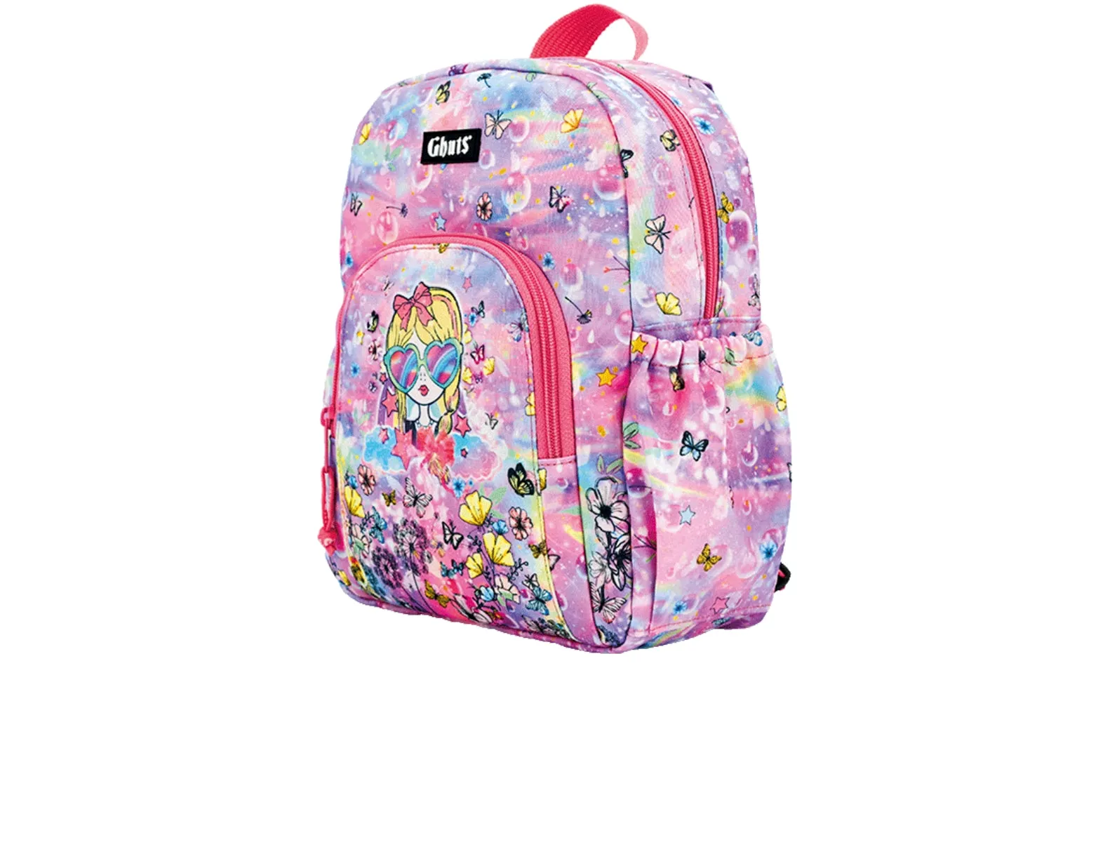 Ghuts Pop Girl Pre School Backpack 03 - Pink Multi