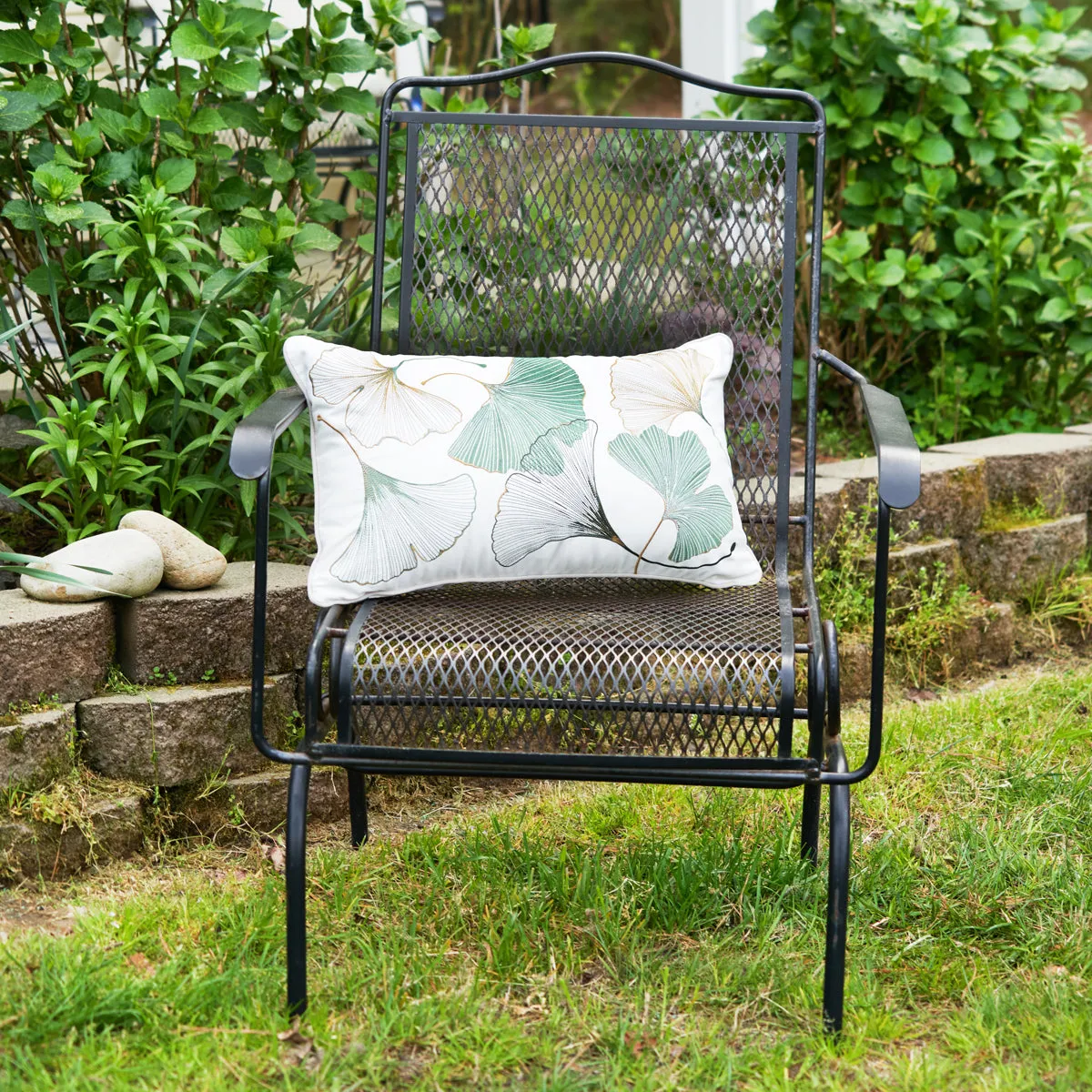 Ginkgo Indoor Outdoor Lumbar Pillow