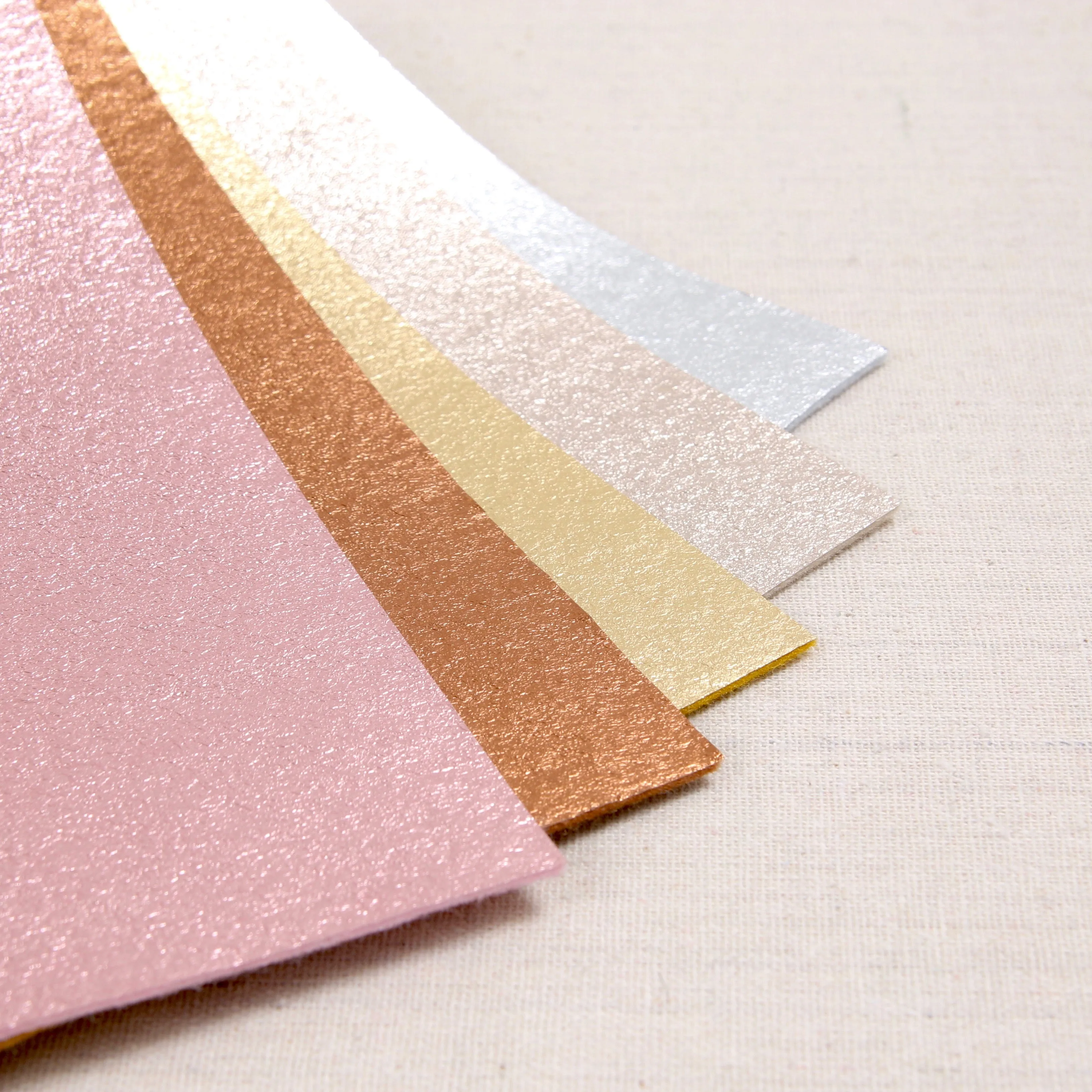 Gold Metallic Felt