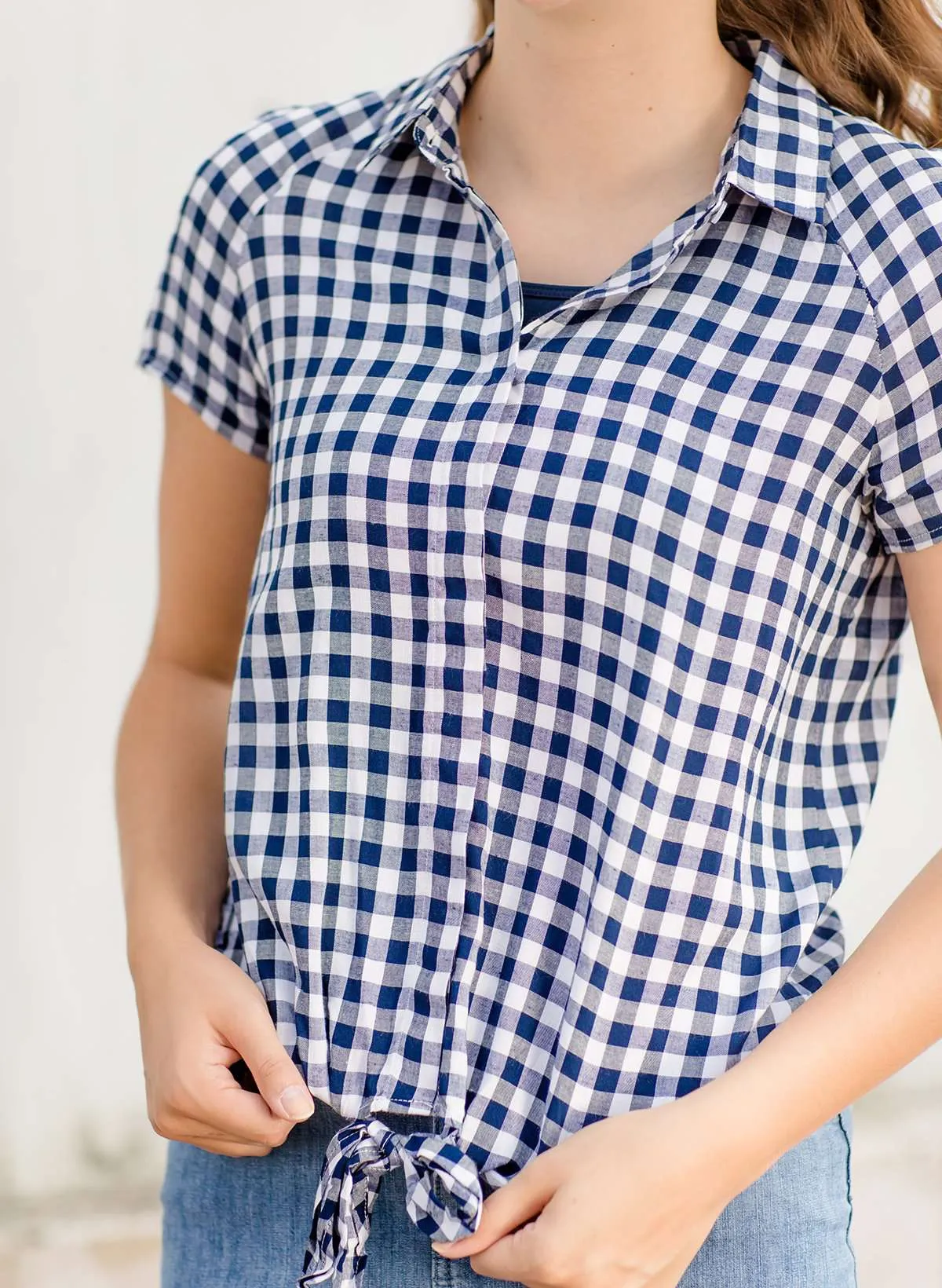 Graceful Gingham Top - FINAL SALE