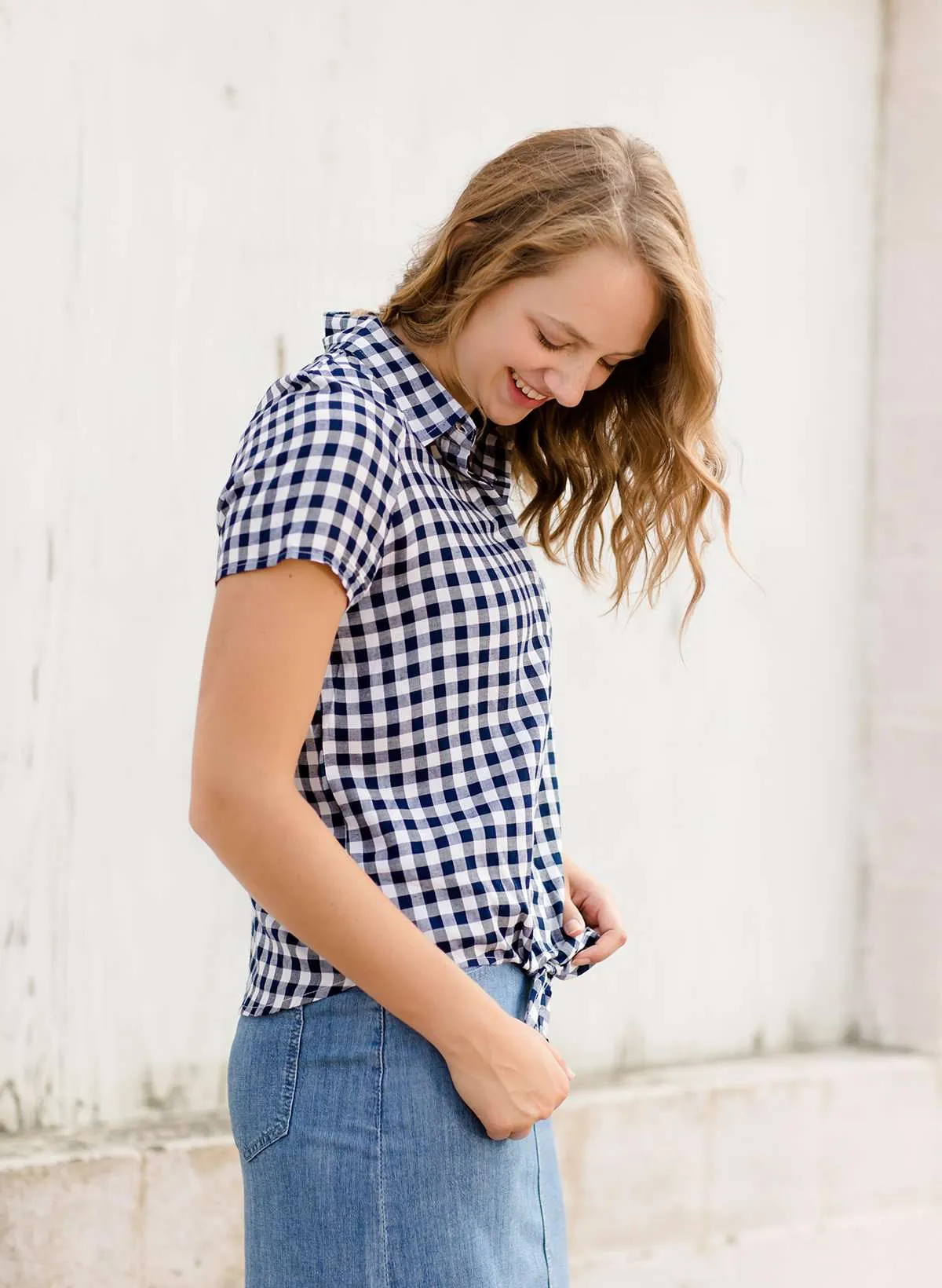 Graceful Gingham Top - FINAL SALE