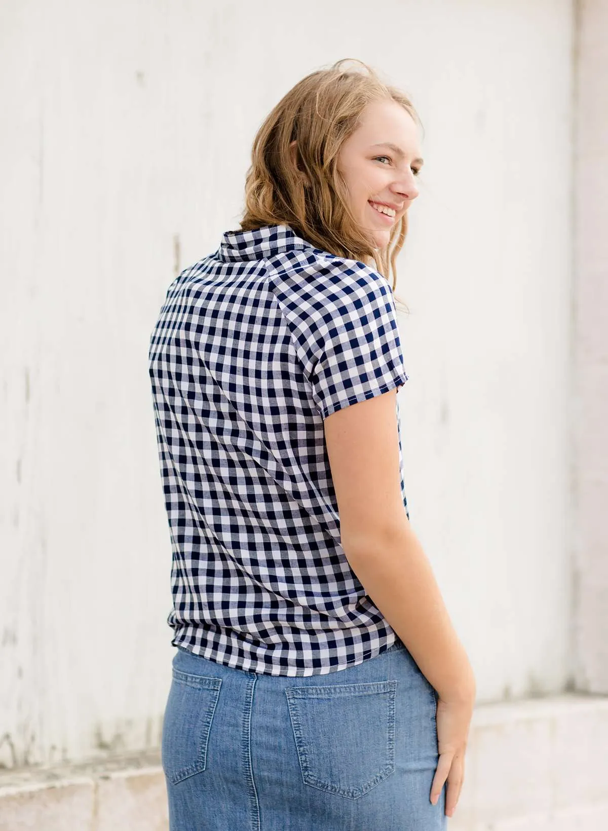 Graceful Gingham Top - FINAL SALE