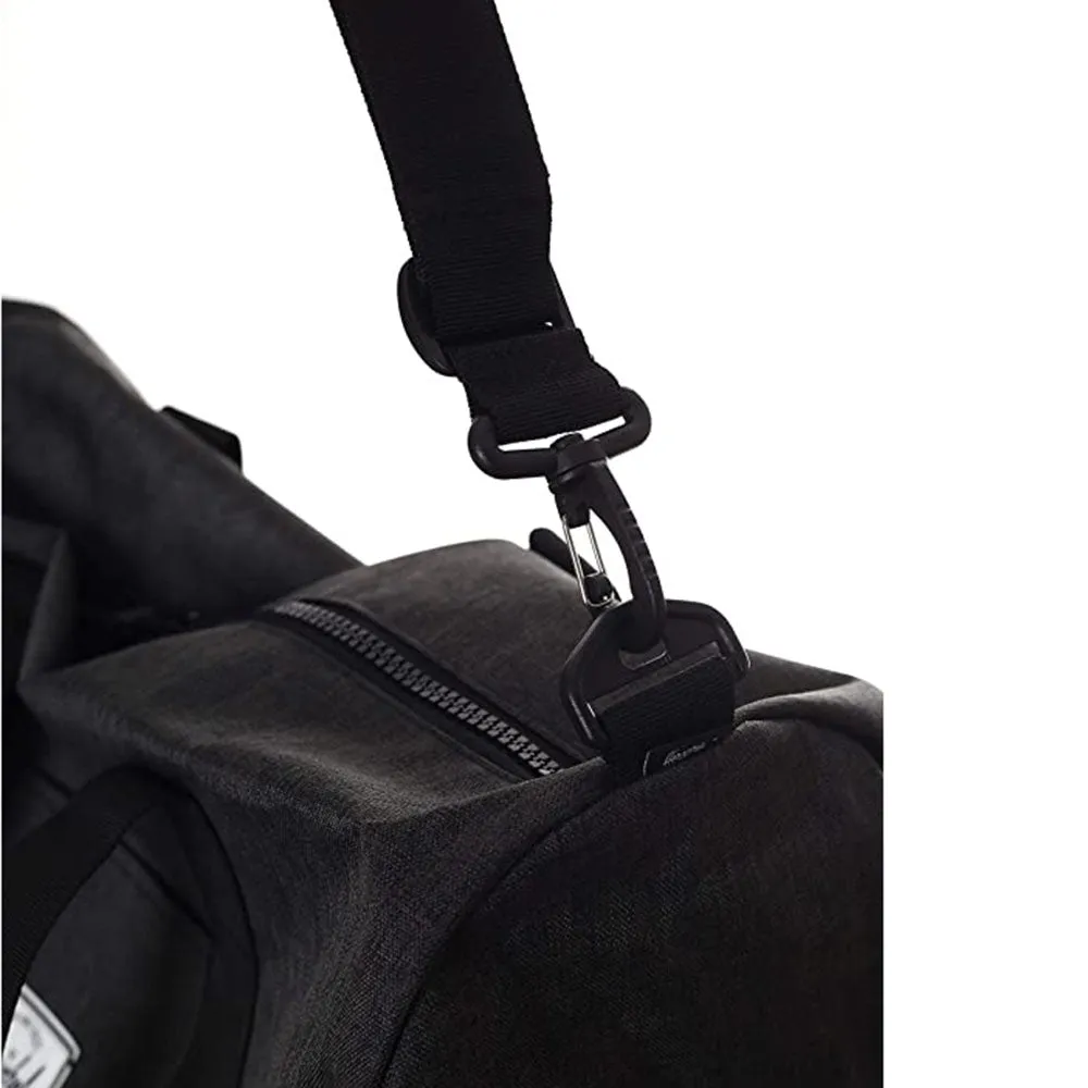 Herschel Unisex Black Crosshatch/Black Mid-Volume 28.0L Sutton Duffel Bag - 10251-02093-OS
