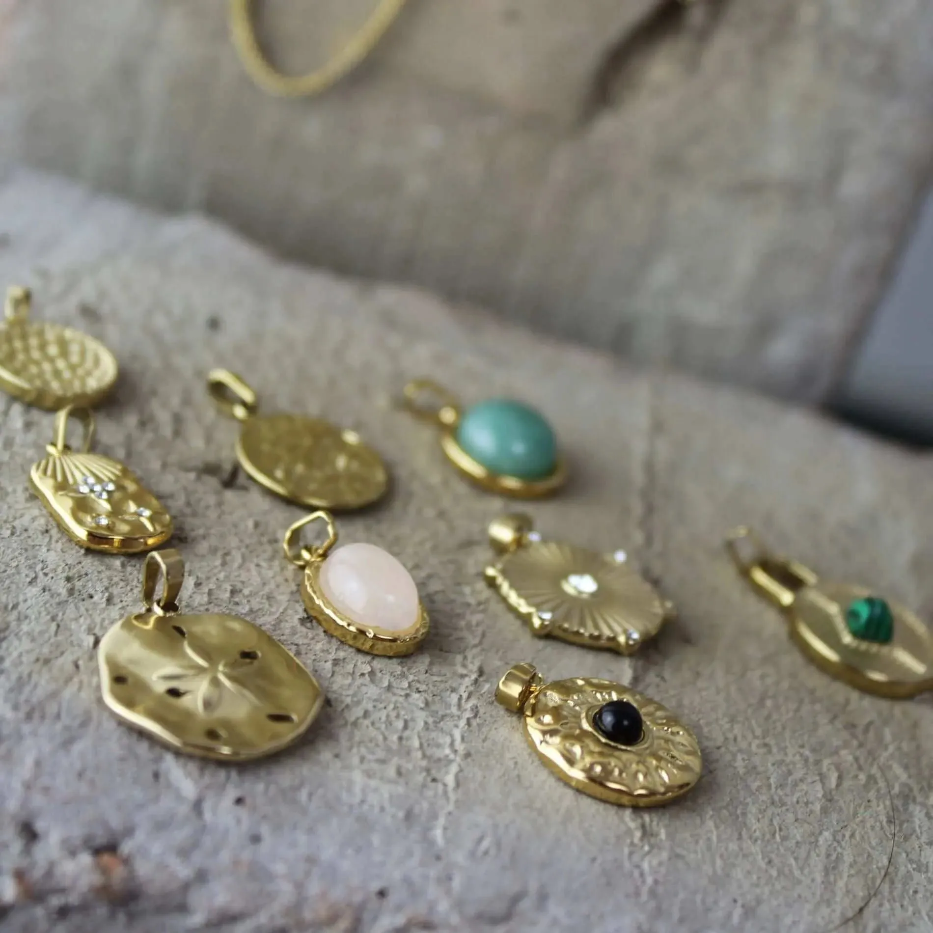 Hope Waterproof Charm No 3 18K Gold Plating