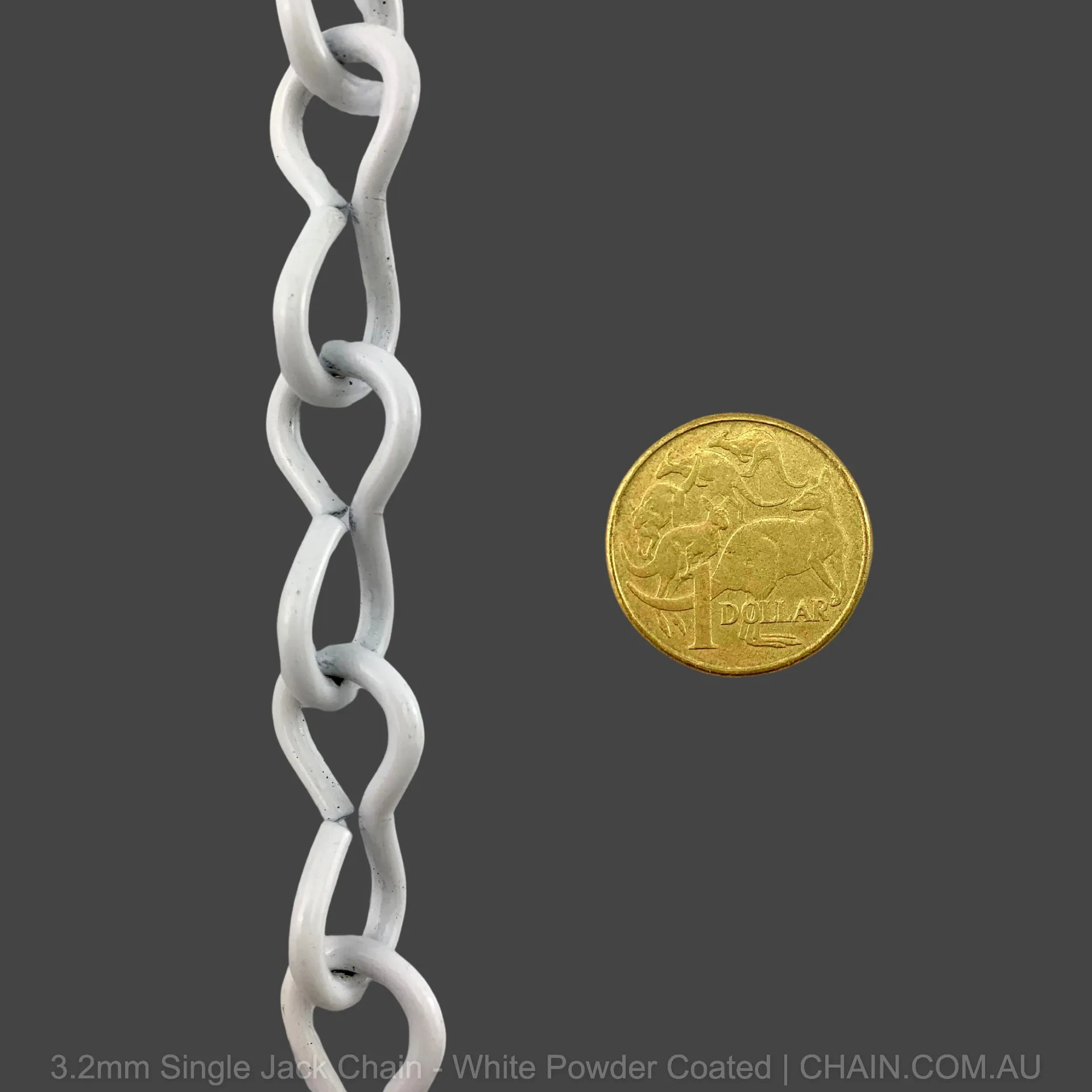 Jack Chain - White Powder Coated