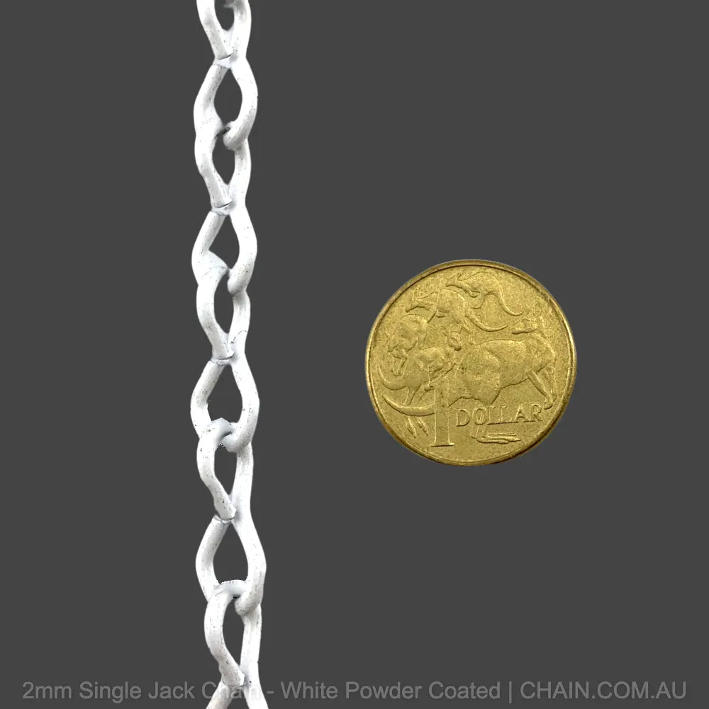 Jack Chain - White Powder Coated