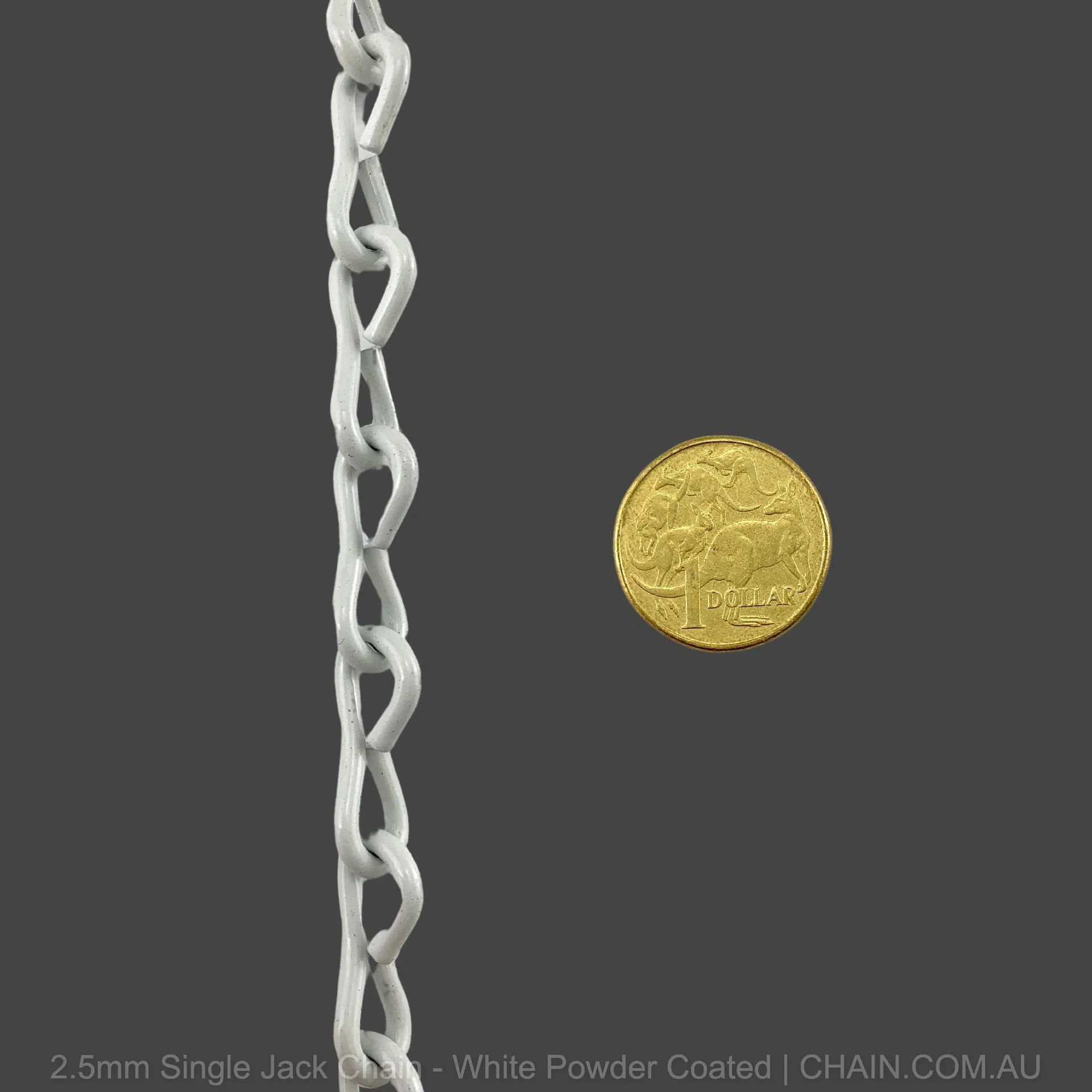 Jack Chain - White Powder Coated