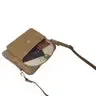 'jean' Tan Vegetable Tanned Real Leather Crossbody Bag