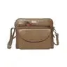 'jean' Tan Vegetable Tanned Real Leather Crossbody Bag