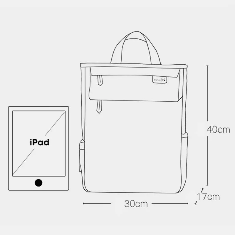 Large Capacity Lightweight Waterproof Multi-Carry Casual Mommy Bag Backpack