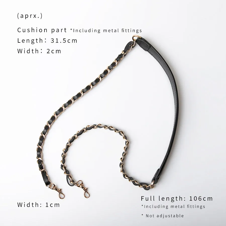 Leather chain strap Short