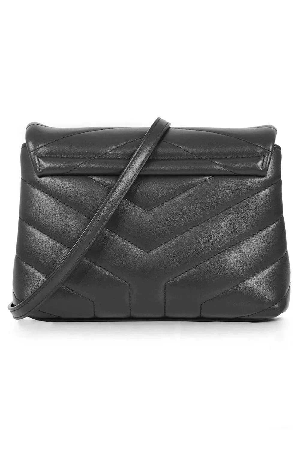 LOULOU TOY STRAP BAG STORM/GOLD