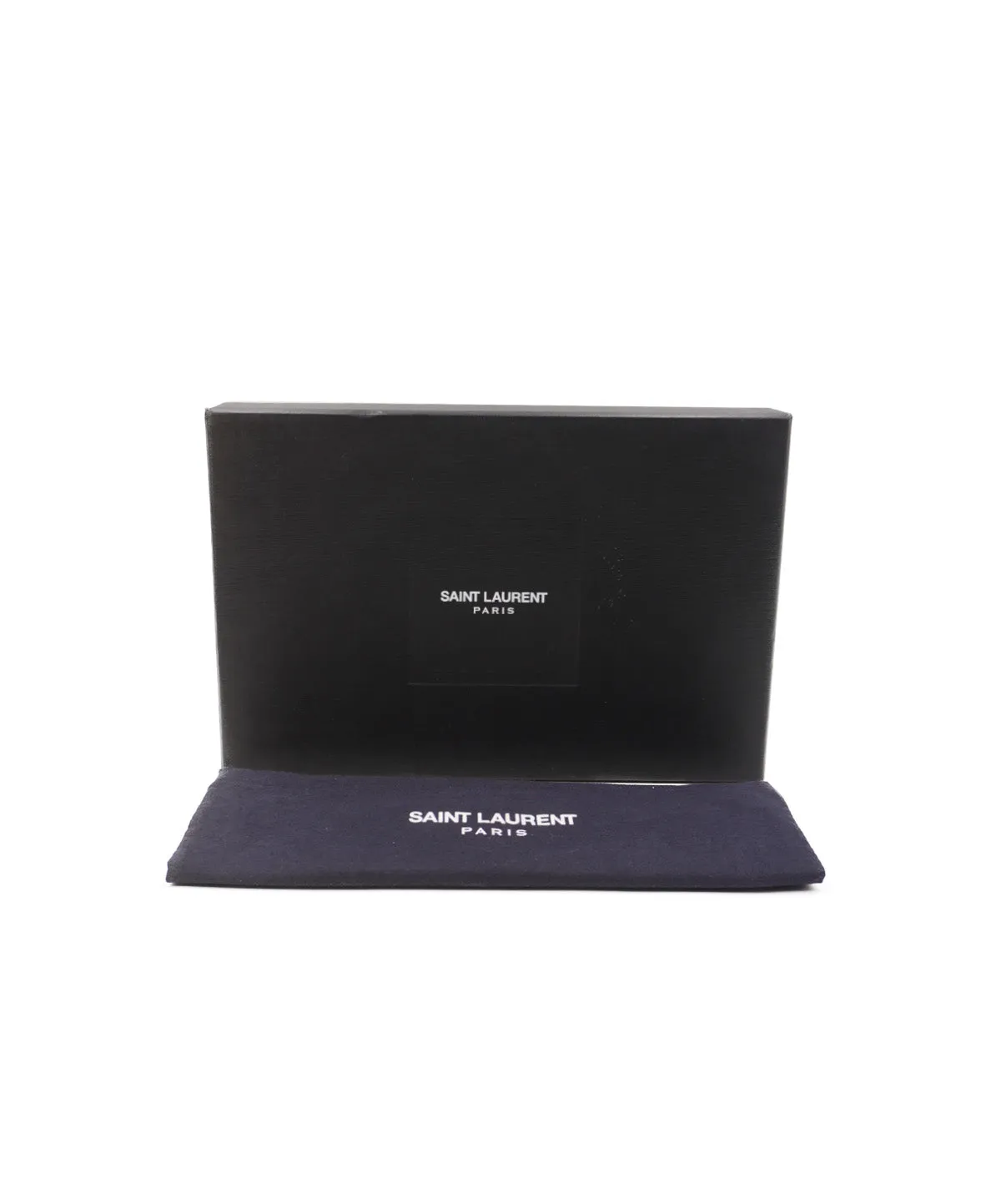 Medium Embossed Monogram Classic Kate Black