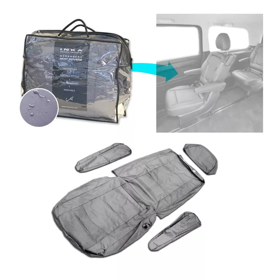 Mercedes Benz Vito VClass W639 2/3rd Row Single Seat Waterproof Seat Cover Grey