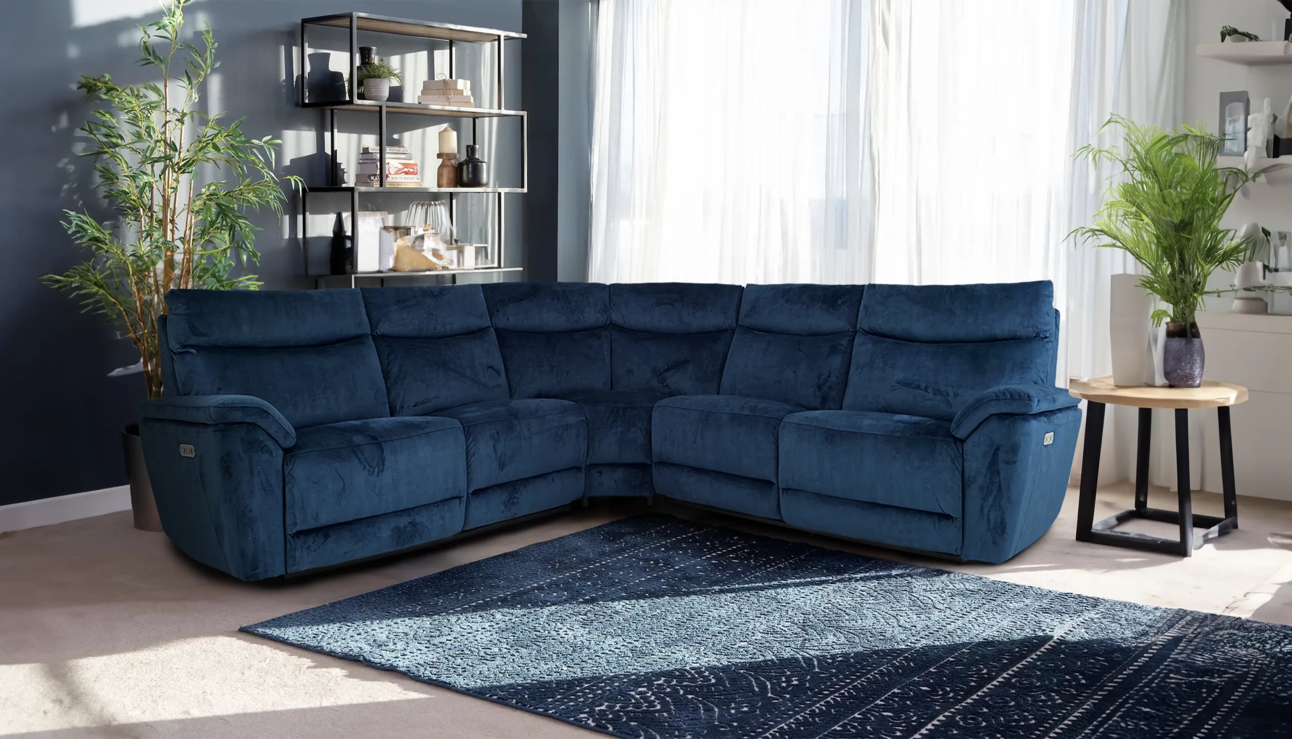 Micah Power Recliner Leather Armchair With Powered Headrests