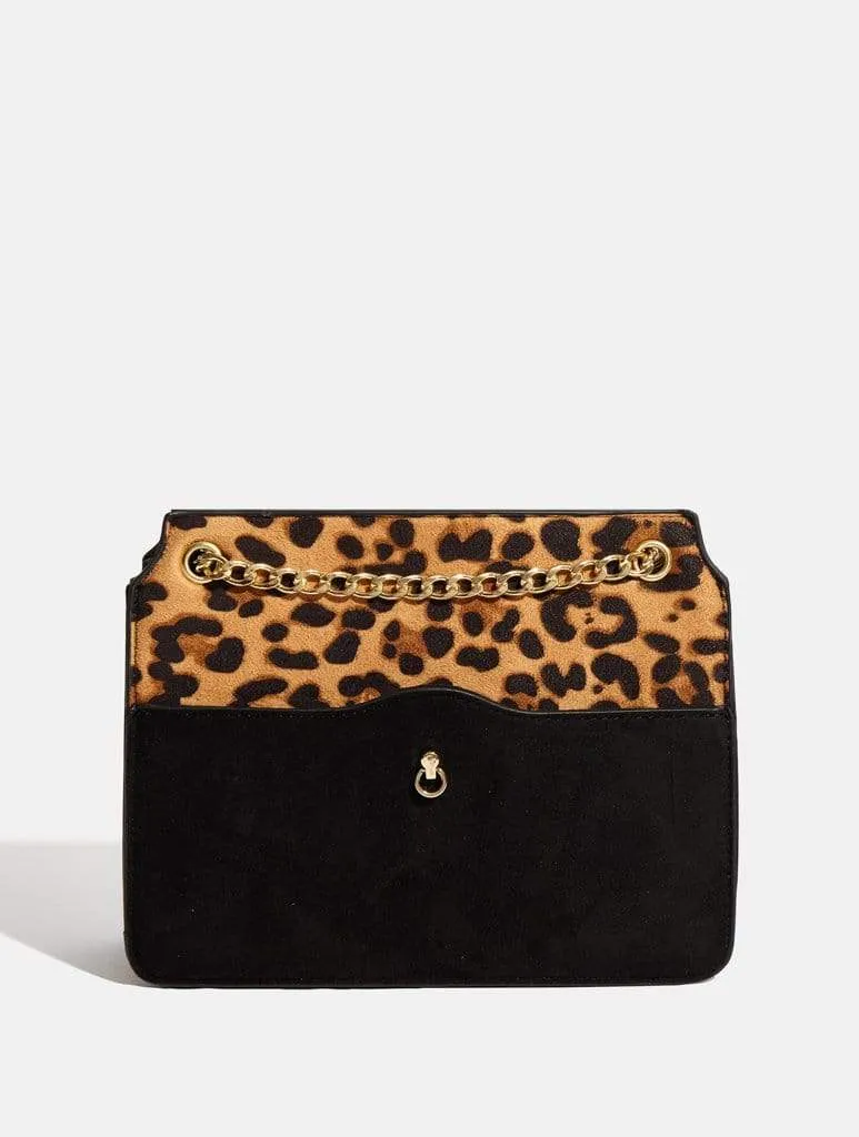 Midnight Leopard Tote Bag