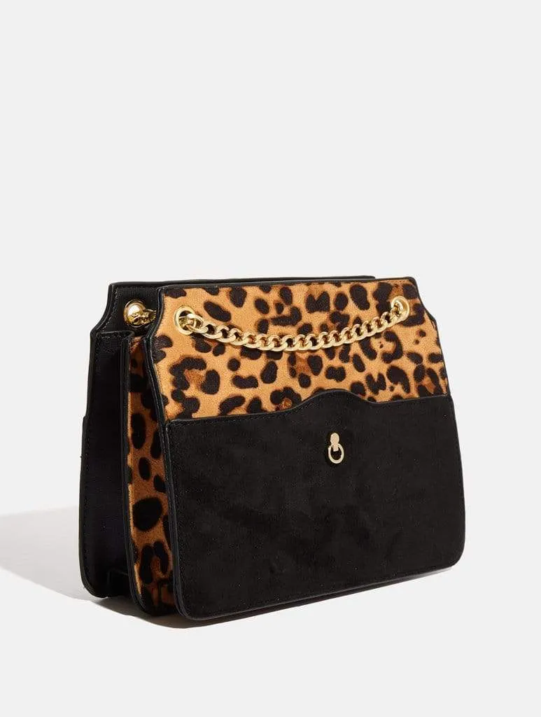 Midnight Leopard Tote Bag