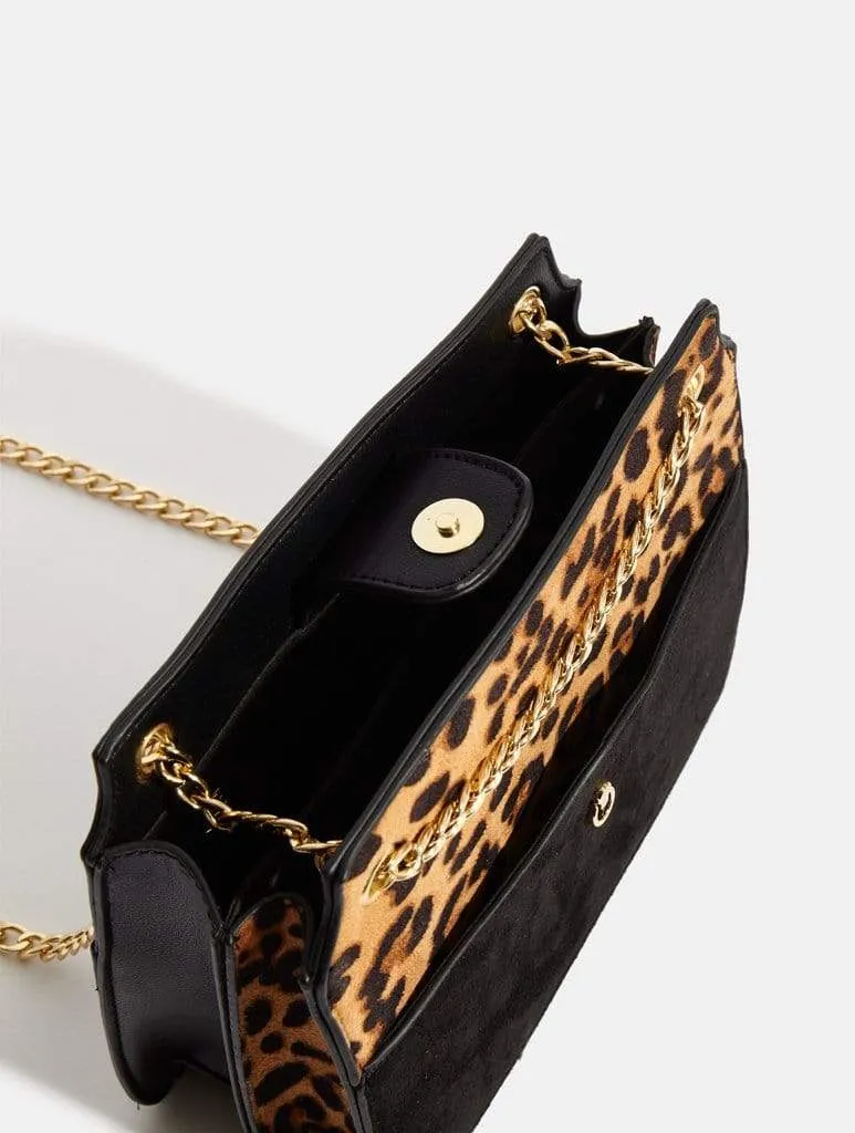 Midnight Leopard Tote Bag