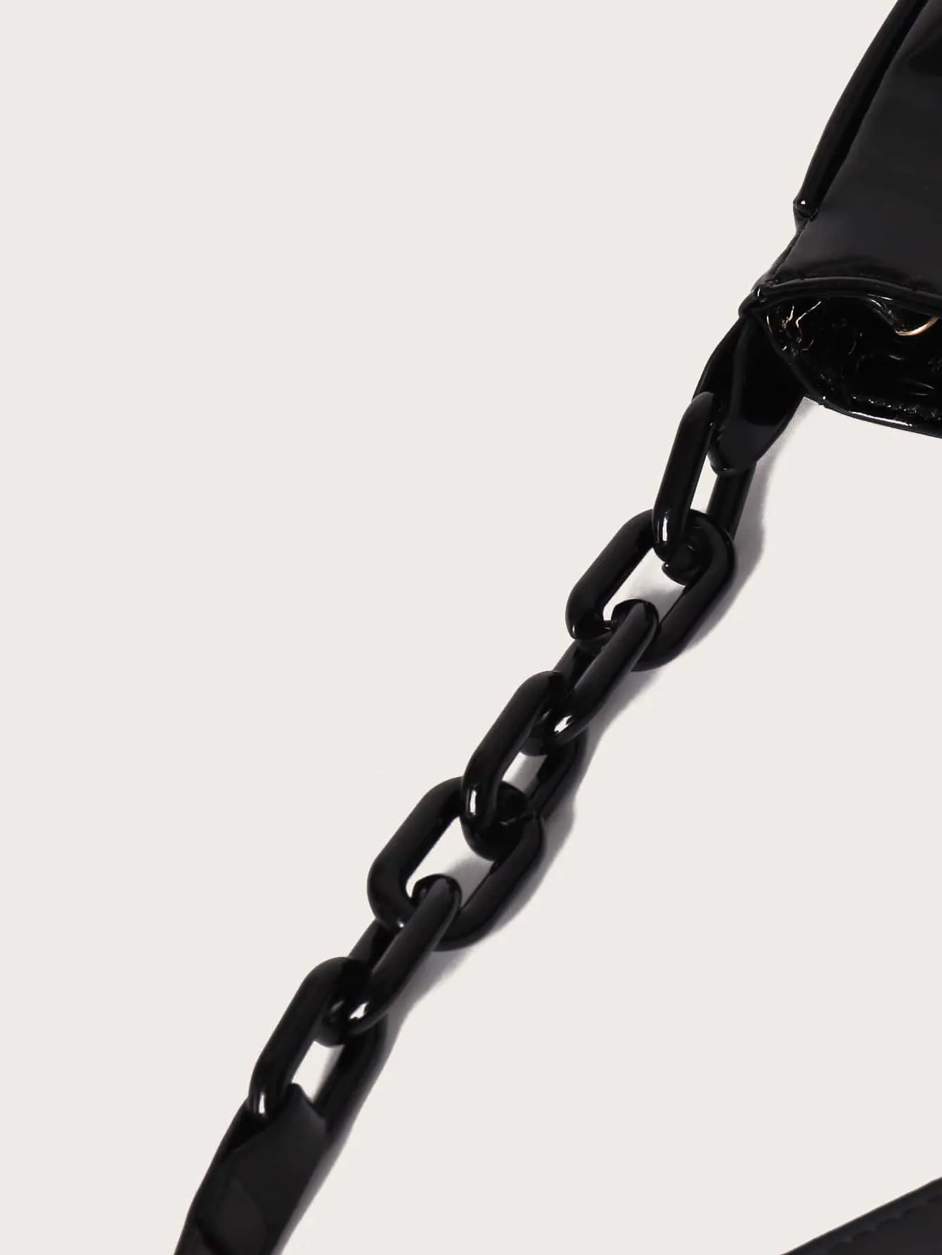 Minimalist Chain Decor Shoulder Bag