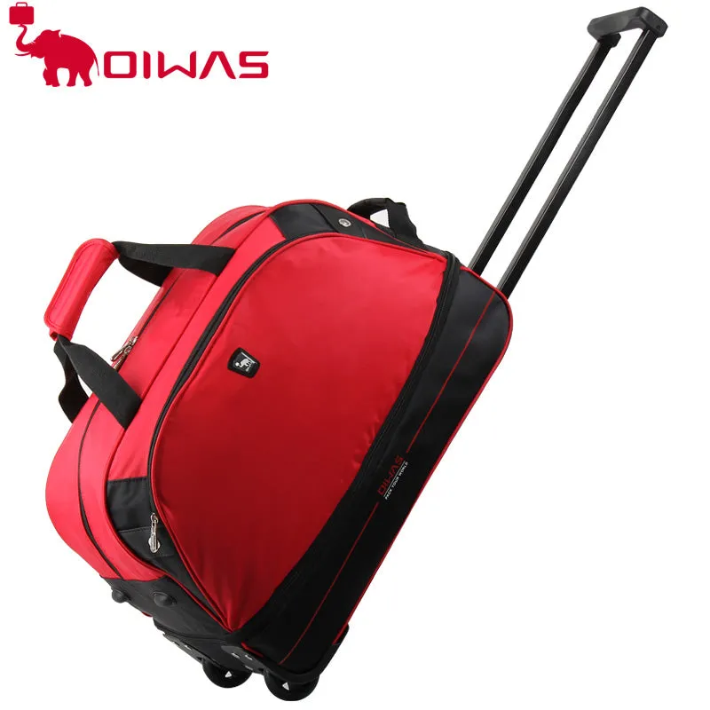 OIWAS Rolling Duffle Bag Carry On Luggage with Wheels