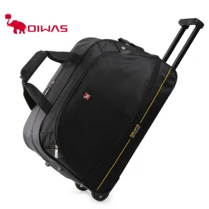 OIWAS Rolling Duffle Bag Carry On Luggage with Wheels