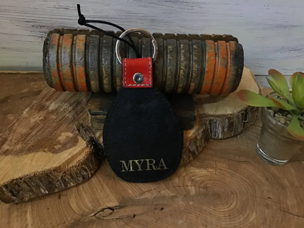 Palomino Appaloosa Cowhide KeyChain