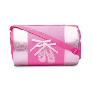 Pink Iridescent Ballet Shoes Duffle