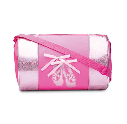 Pink Iridescent Ballet Shoes Duffle