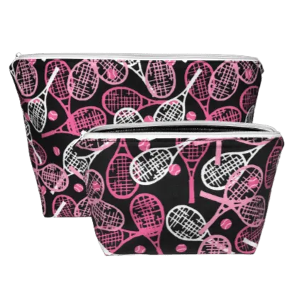 Pink Tennis Makeup Bags