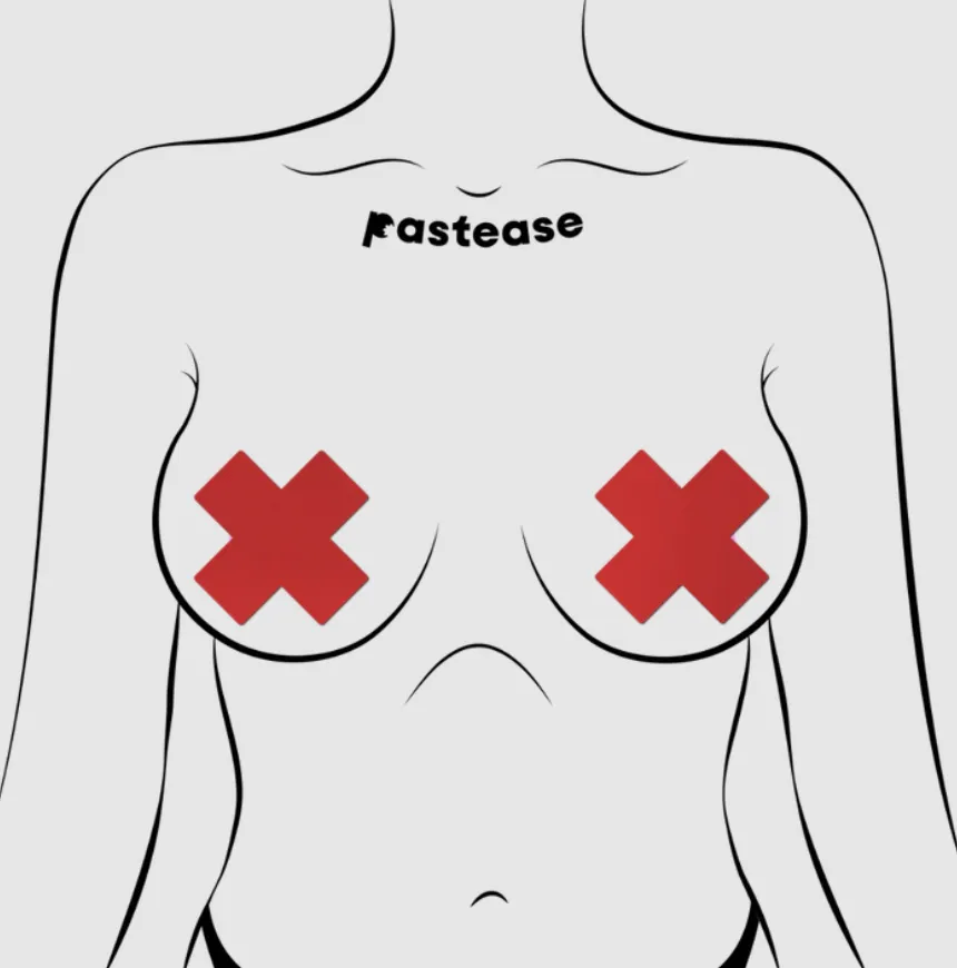 Plus X: Red Cross Nipple Pasties