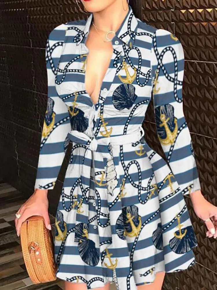 Printed Strapless Graceful Bodycon Mini Dress