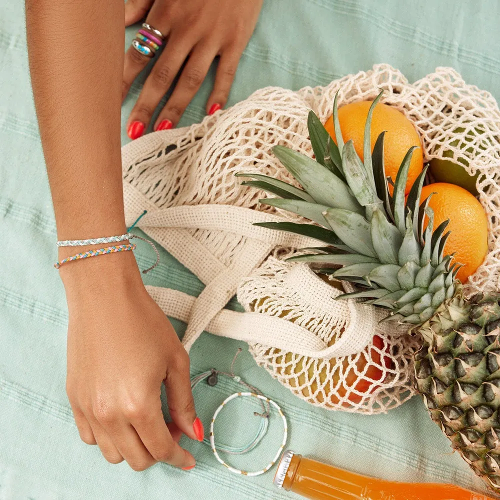 Pura Vida Bracelets Multi Mini Braided Bracelet - Tropic