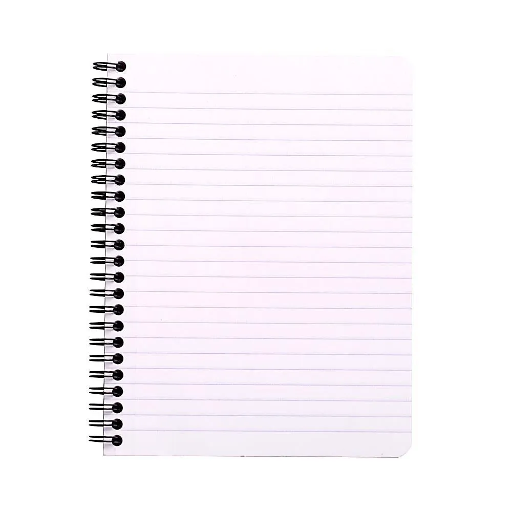 Rhodia A5  Coilbound Ruled Notebook - Black