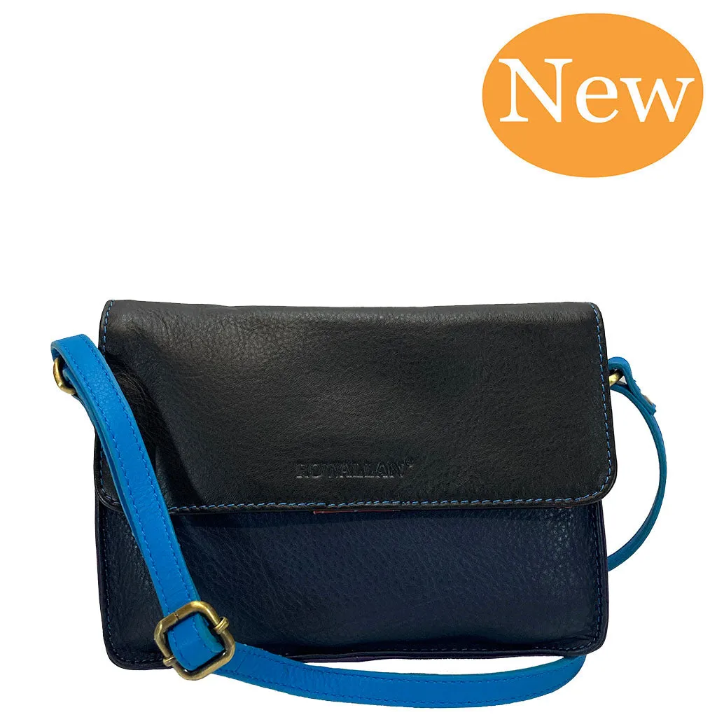 Rowallan Leather Mini Shoulder Bag - Style: 31-279635 Multi