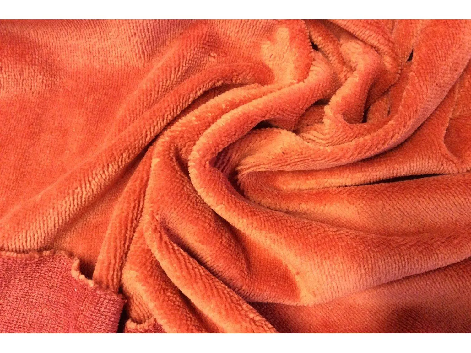 RUST  - Luxury Soft Bamboo Towelling Orangey Brown Colour by Truly Sumptuous