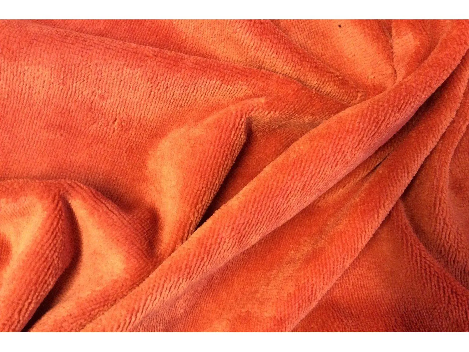 RUST  - Luxury Soft Bamboo Towelling Orangey Brown Colour by Truly Sumptuous