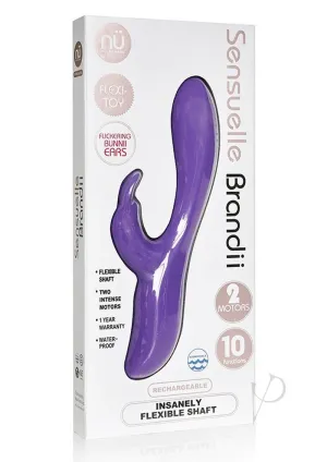 Sensuelle Brandii 10 Func Dbl Vibe Purp
