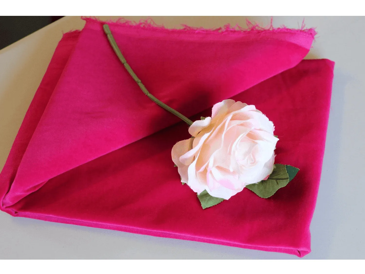 Shocking Pink / Cerise Hot Pink Cotton Velvet  fabric Material  Velveteen - Ideal or Costume,  Crafting, Dressmaking & More - 112 cms - 240 gsm