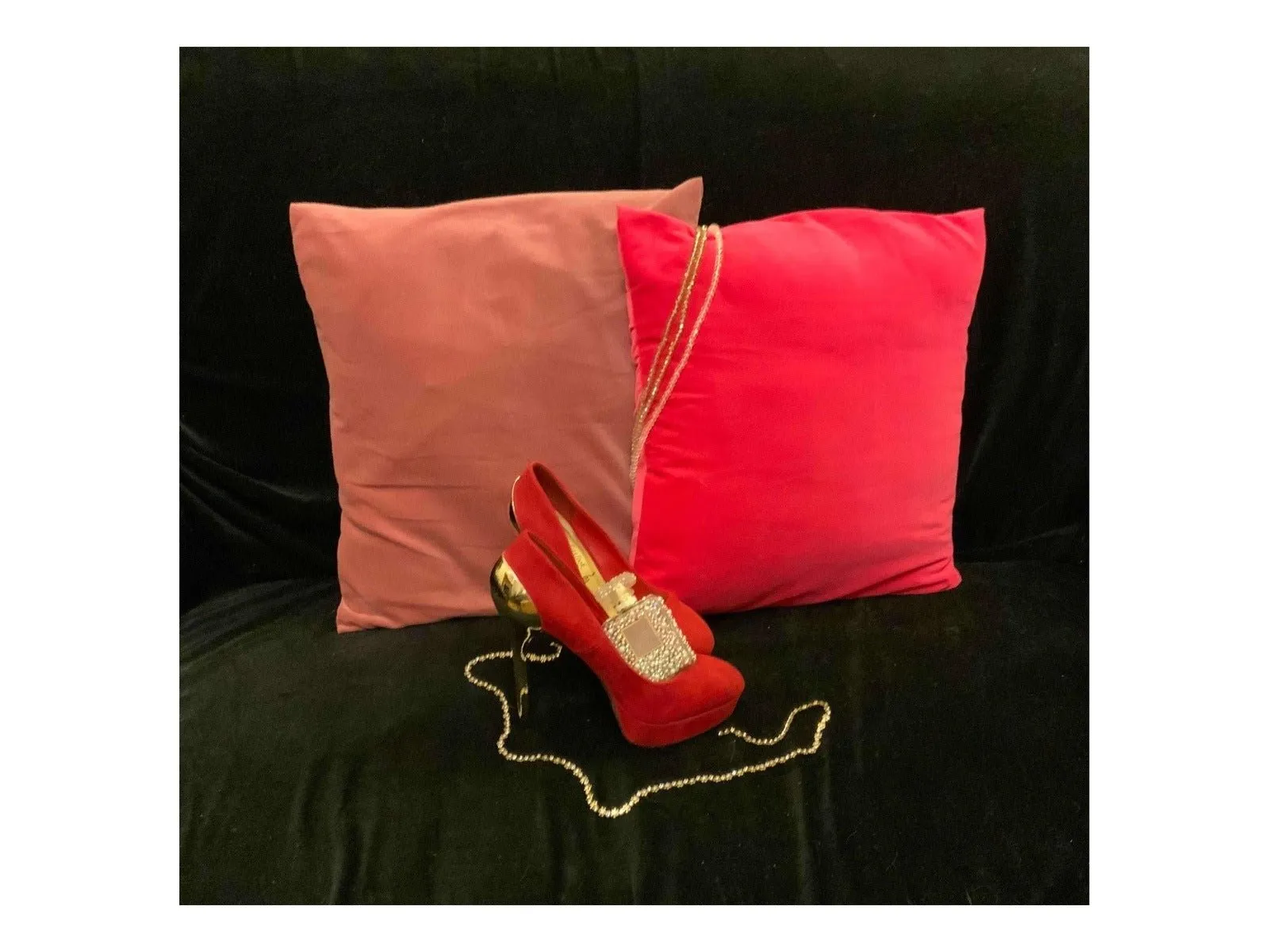 Shocking Pink / Cerise Hot Pink Cotton Velvet  fabric Material  Velveteen - Ideal or Costume,  Crafting, Dressmaking & More - 112 cms - 240 gsm